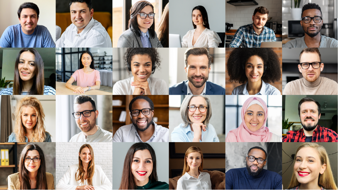 Collage of professional portraits